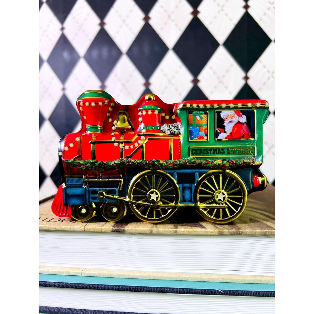Windel Christmas‎ Express Tin Train Container Santa Holiday Candy or Tea Tin
